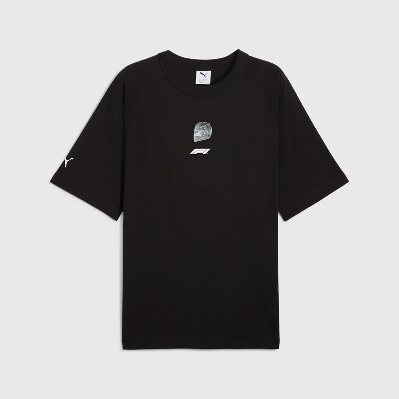 F1 LS UNISEX GRAPHIC RAGLAN TEE - black