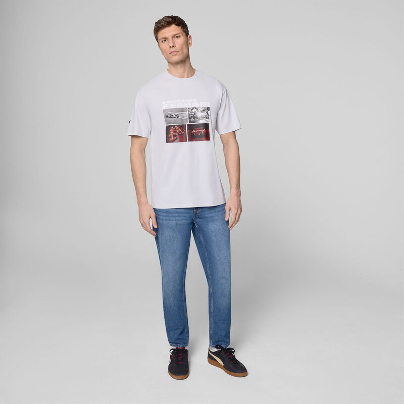 SF FW DRIVER TEE - mid grey