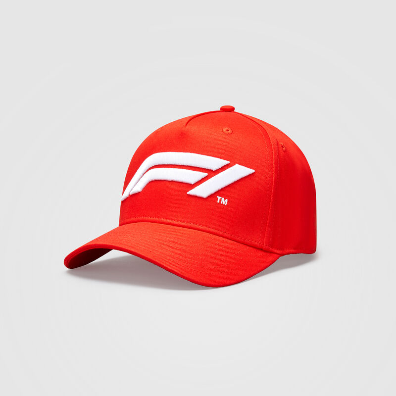 F1 FW LARGE LOGO BASEBALL CAP - red