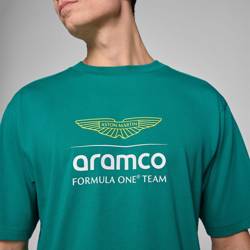AMF1 FW MENS LARGE LOGO TEE - green