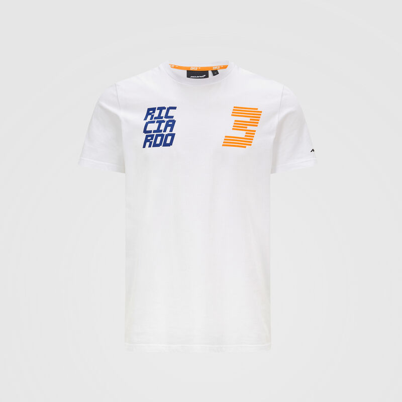 MCLAREN FW MENS RICCIARDO DR3 TEE - white