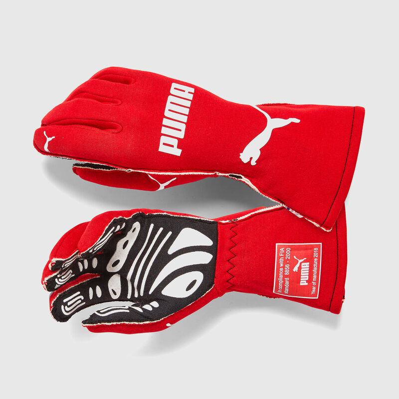 PU RW SLW GT7 FIA GLOVES - red