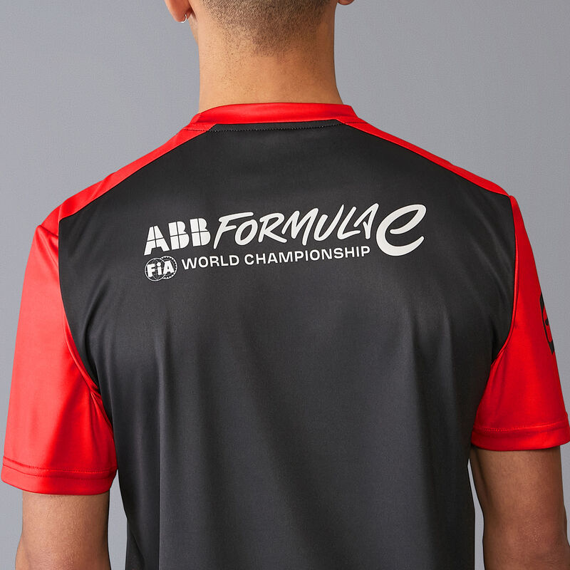 FE FW MENS MAHINDRA RACING TEE - red