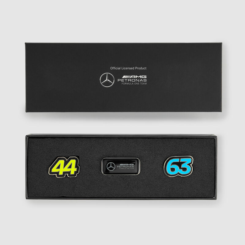 Pin Badge Set 2024 - Mercedes-AMG F1 - Multicolor ONE SIZE - 8719203407111 - Fuel For Fans F1 Merchandise store