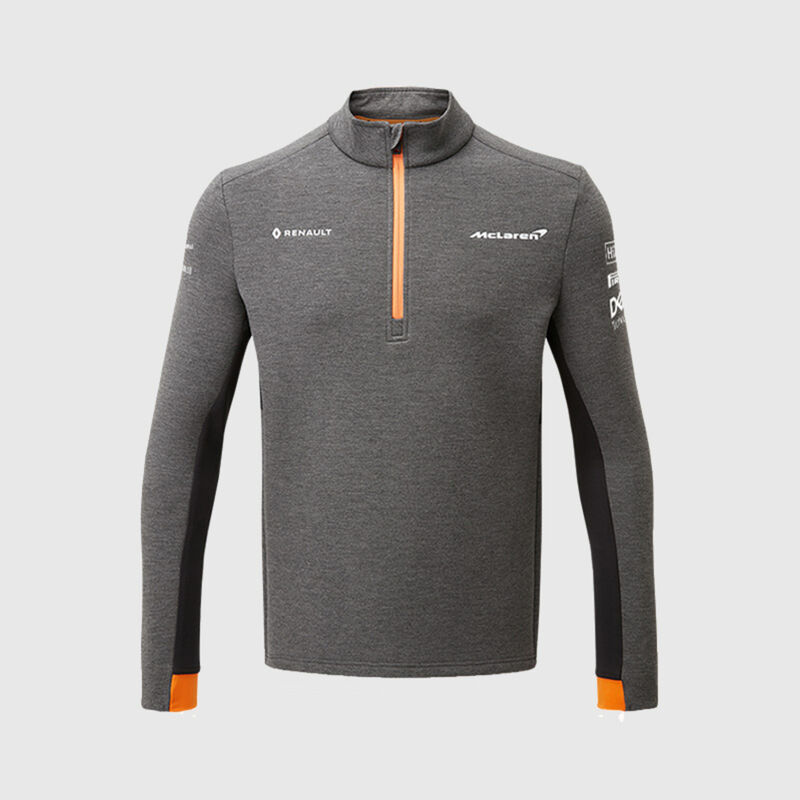 MCLAREN RP 1/4 ZIP SWEATSHIRT - grey