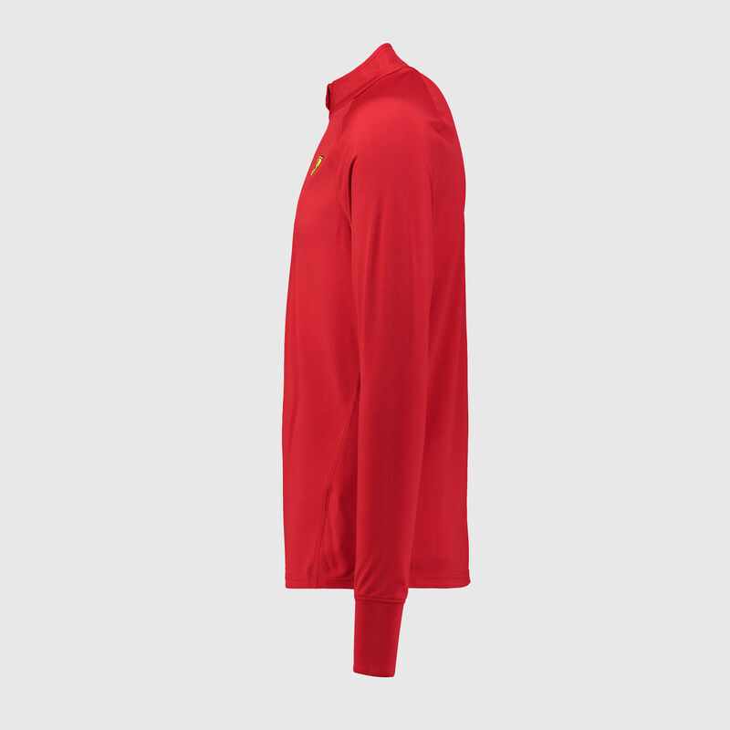 SF FW MENS LS 1/2 ZIP MIDLAYER - red