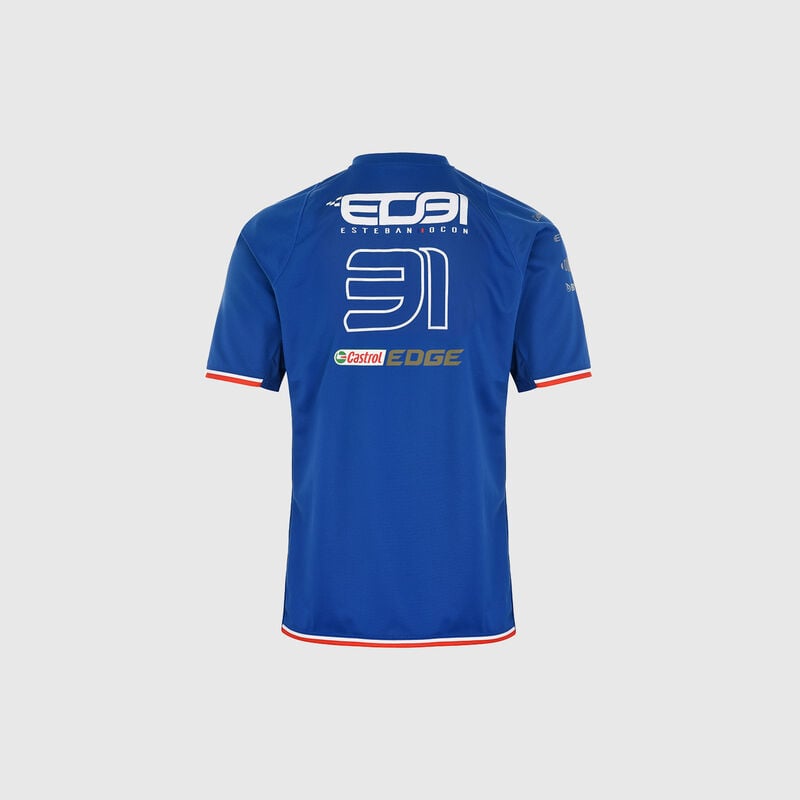 ALPINE F1 SL OCON DRIVER TEE - blue