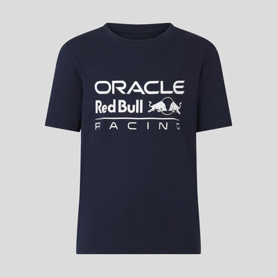 Camiseta infantil con logotipo grande