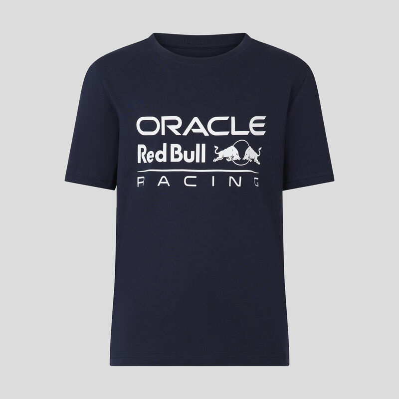 RBR SL FW 2023 KIDS  LARGE LOGO TEE II - navy