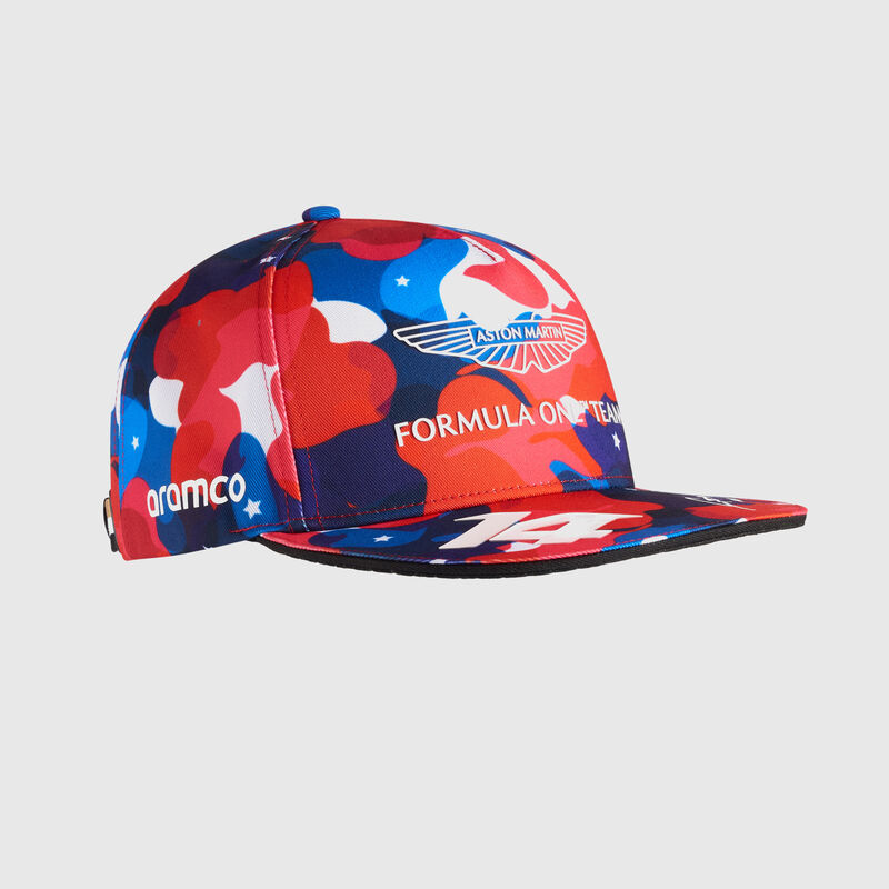 AMCF1 FLAT PEAK CAP USA - Multicolor