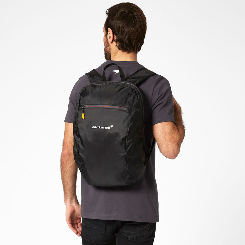 MCLAREN FW PACKABLE BACKPACK - black