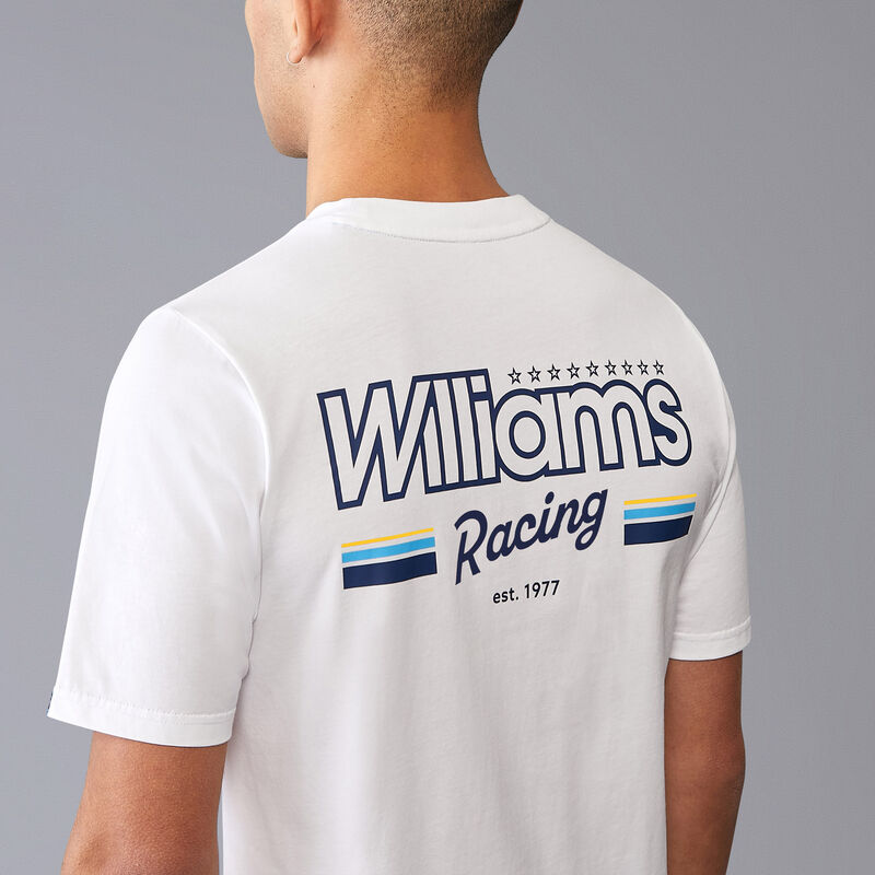 WILLIAMS RACING FW MENS LEGACY TEE - white