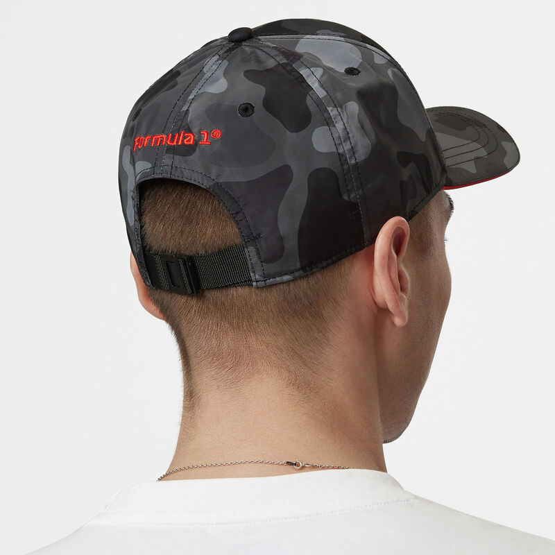 F1 FW CAMO CAP - black