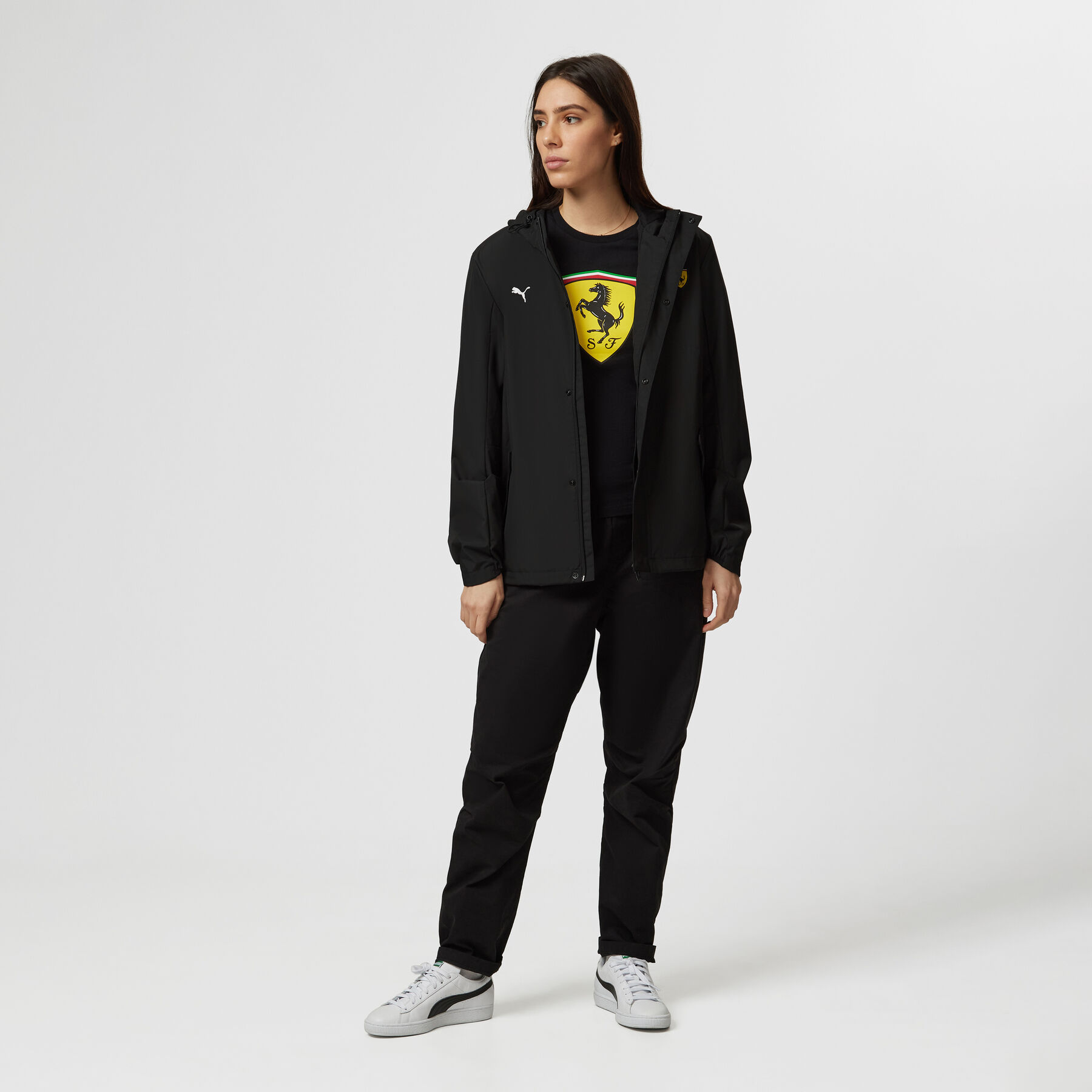 Logo Rain Jacket - Scuderia Ferrari F1 | Fuel For Fans