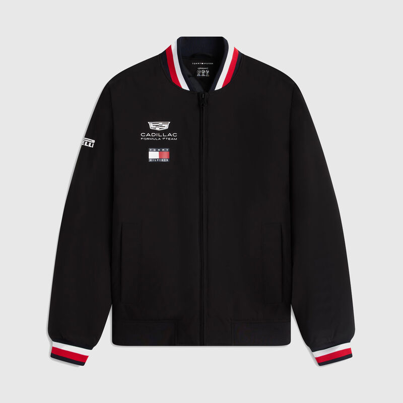 CF1 RP MENS VARSITY JACKET - Black