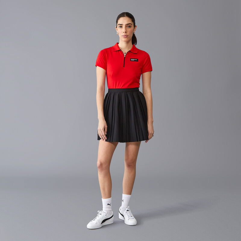 PORSCHE FW WOMENS POLO - red