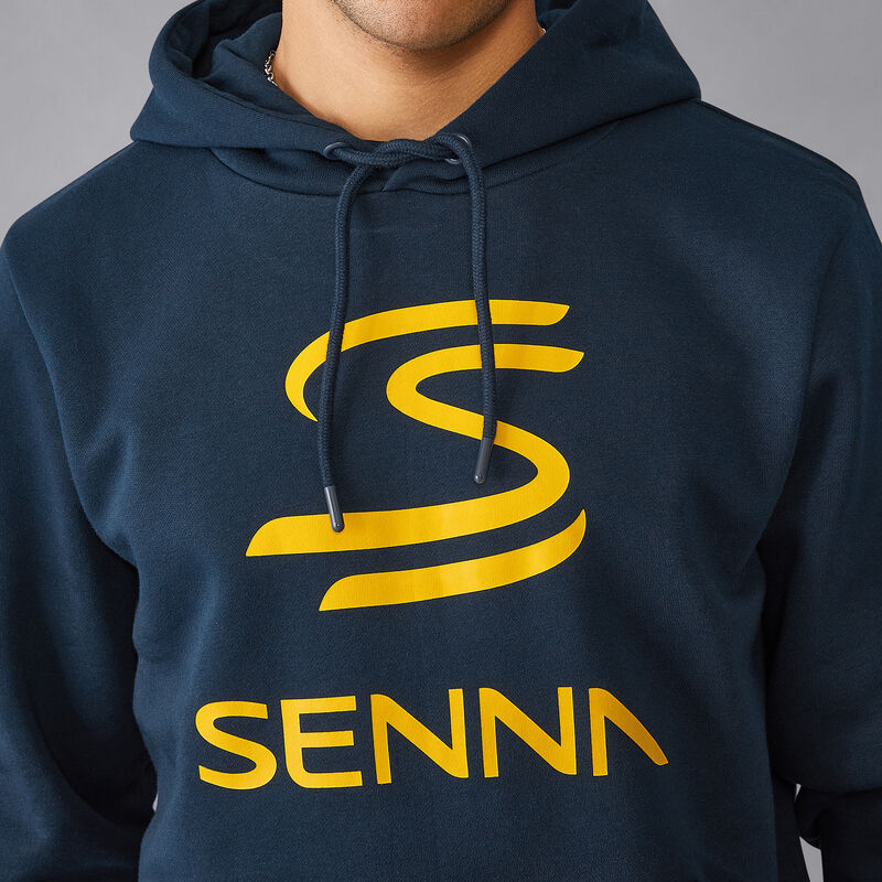 AS FW MENS SENNA LOGO HOODY - navy