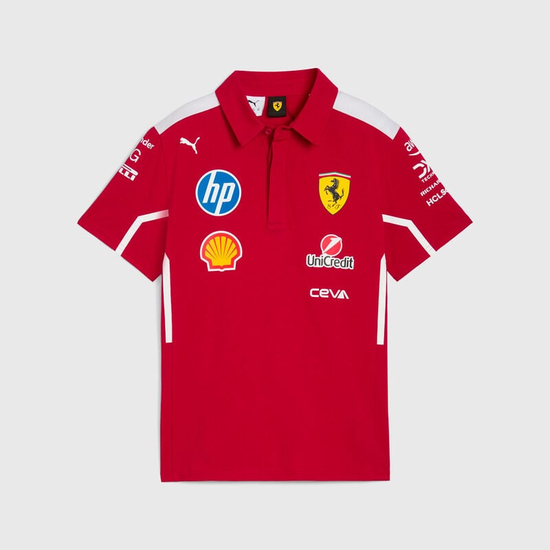 SF RP TEAM POLO KIDS - red