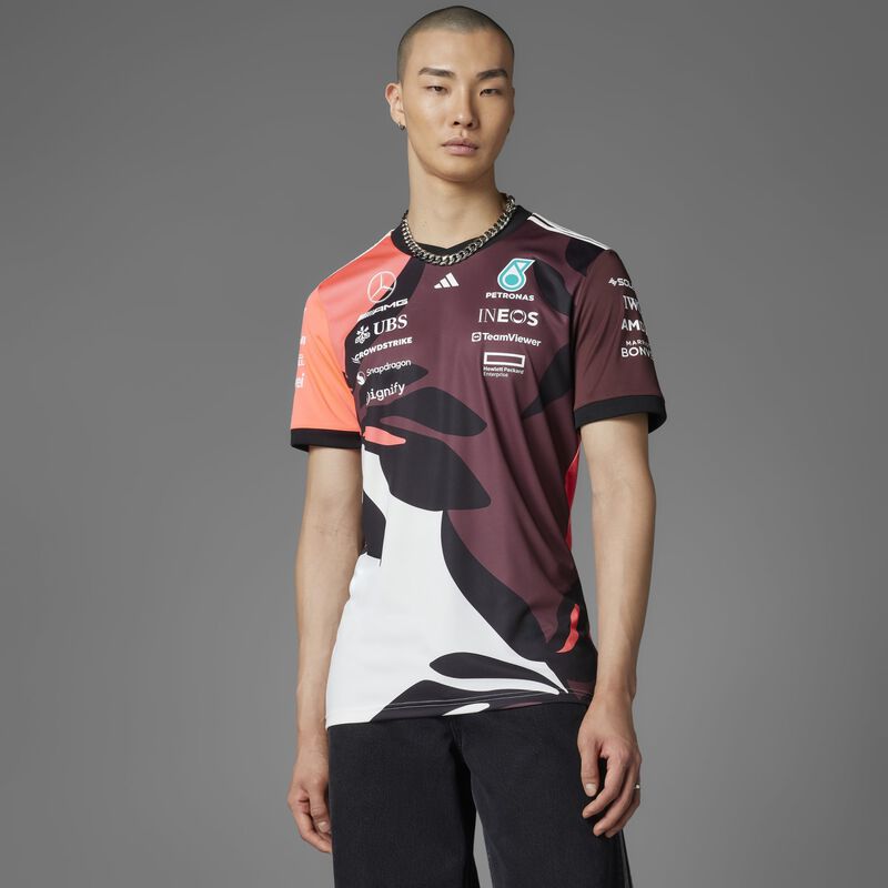 MAPF1 SE MENS SUMMER DRIVER TEE - burgundy