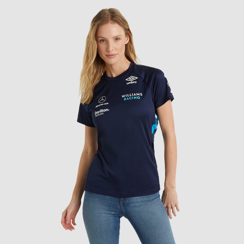 WILLIAMS RACING SL WOMENS TRAINING JERSEY - navy