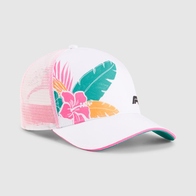 F1 FW MIAMI CAP - white