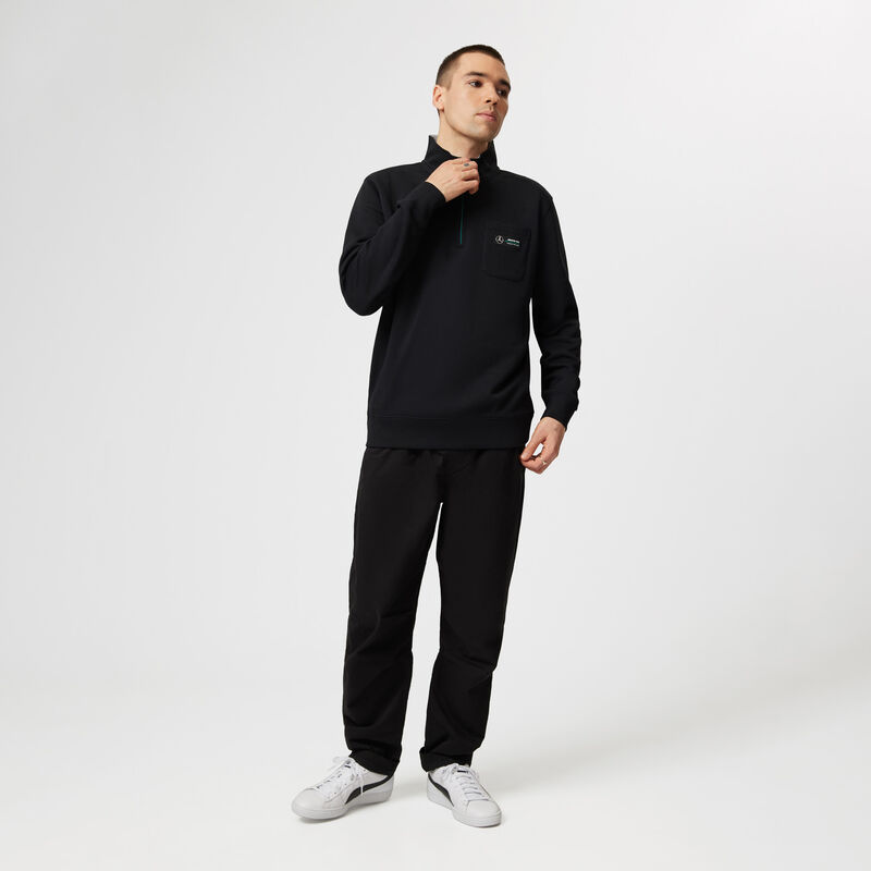 MAPF1 FW QUARTER ZIP - black