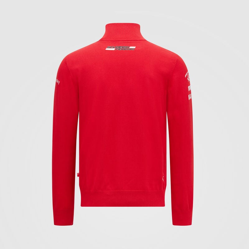 SF RP MENS TEAM HALF ZIP JUMPER - red