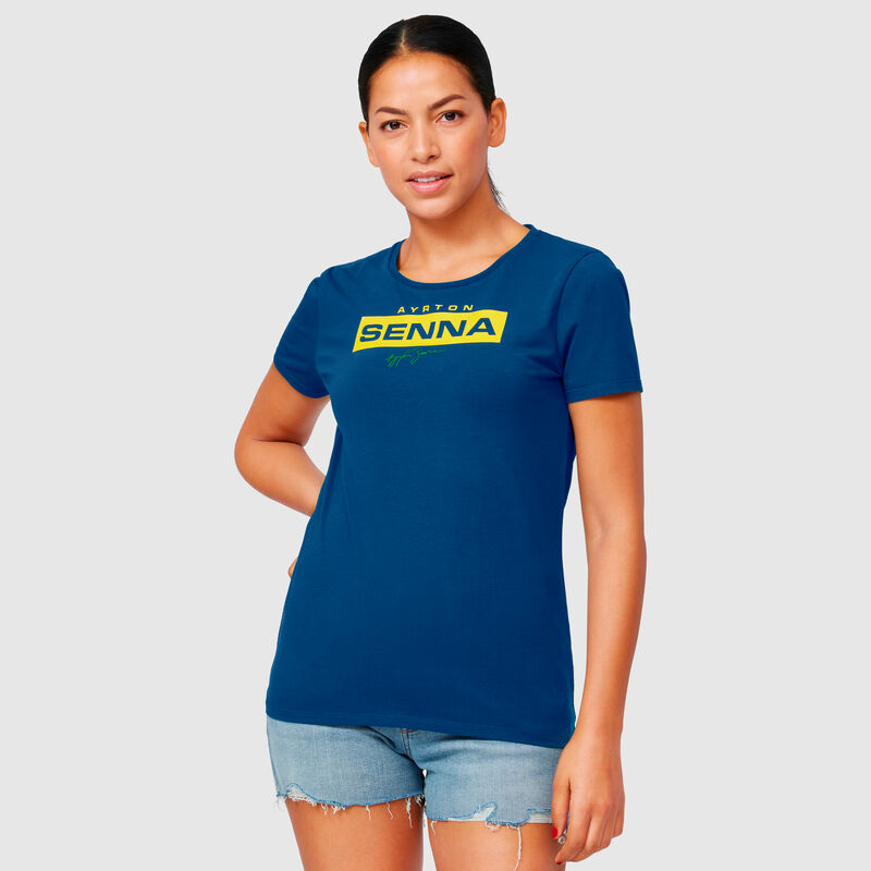 AS FW WOMEN LOGO TEE - navy