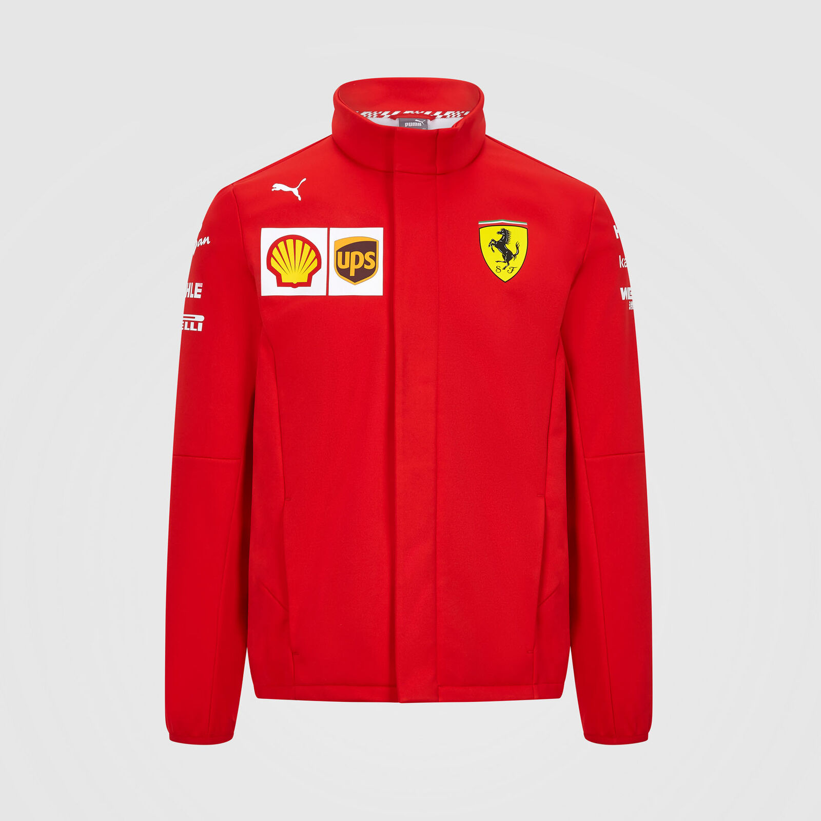 20/21 Chaqueta roja de softshell del equipo - Scuderia Ferrari