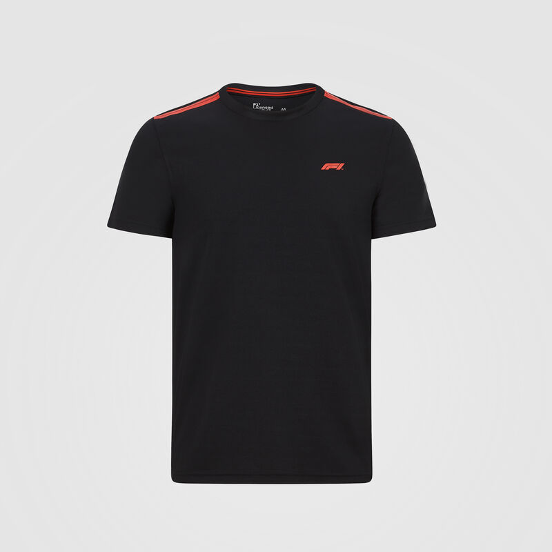 F1 FW MENS TECH TEE - black