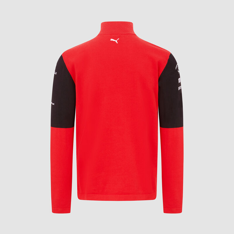 SF RP MENS TEAM HALF ZIP JUMPER - red