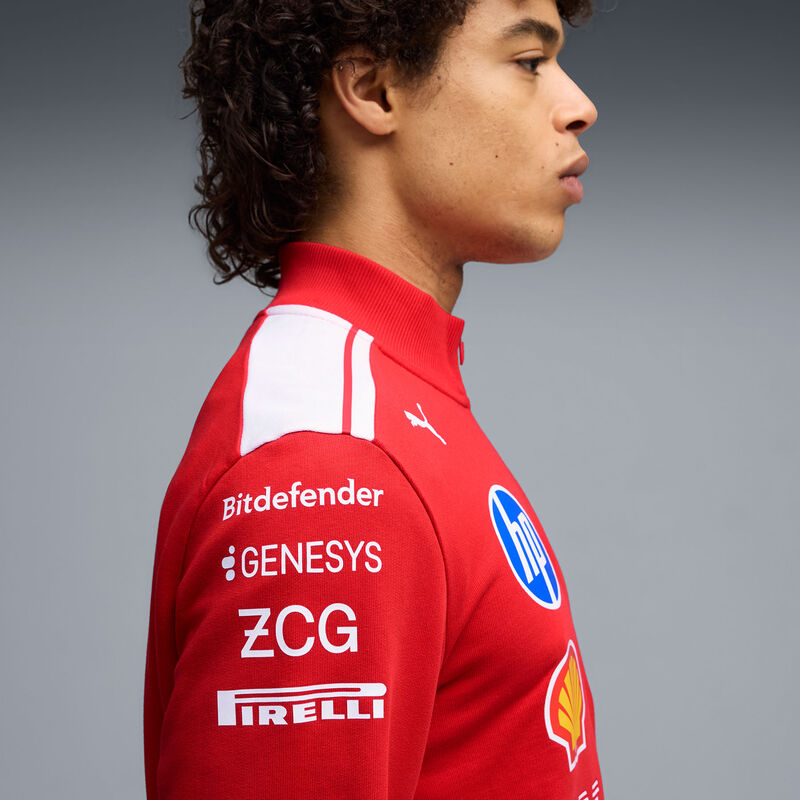 SF RP T7 half zip - red