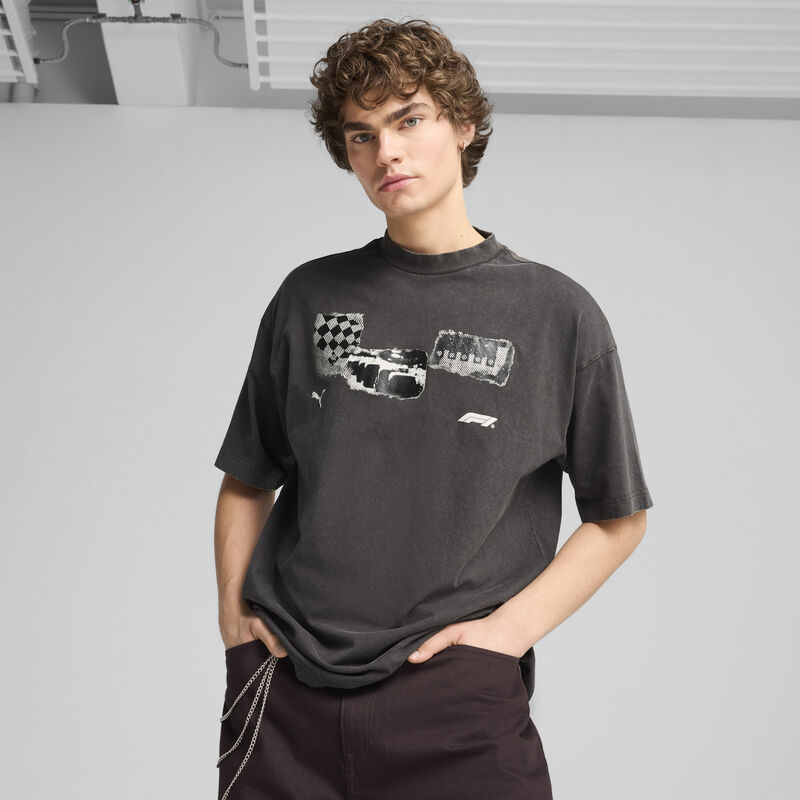 F1 LS GRAPHIC TEE - black