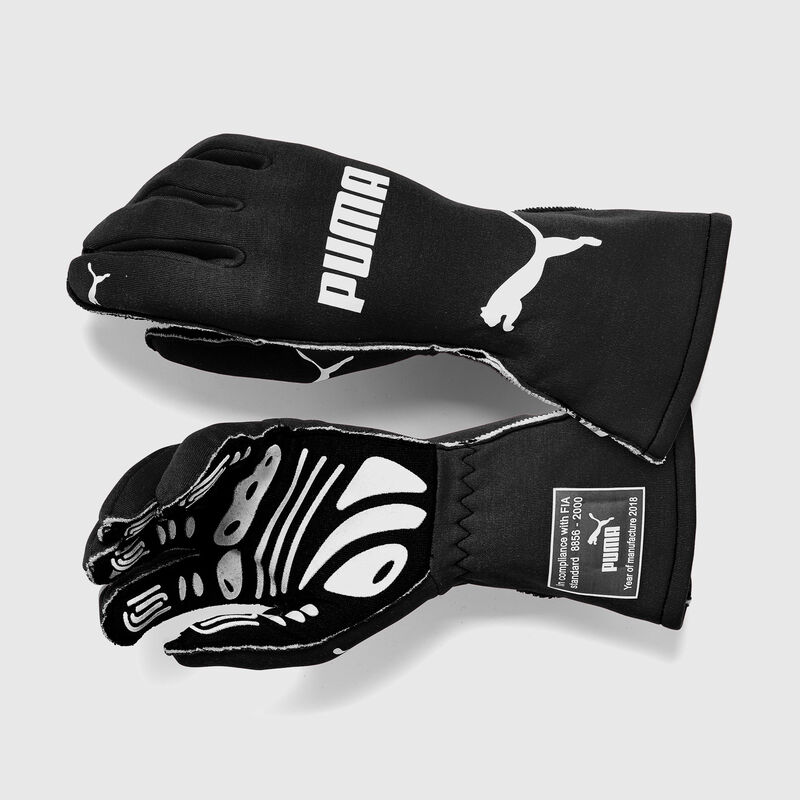 PU RW SLW GT7 FIA GLOVES - black