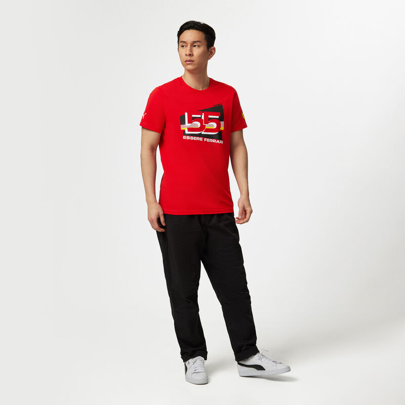 SF FW MENS DRIVER TEE - red-sainz