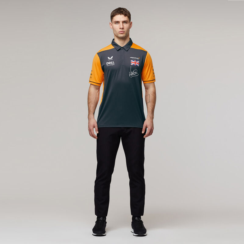 MCLAREN RP DRIVERS POLO - NORRIS - Antracit