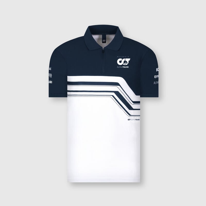 ALPHA TAURI RP MENS POLO - navy