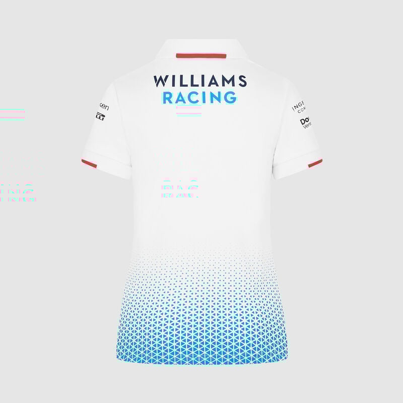 WILLIAMS RACING RP WOMENS TEAM POLO - white