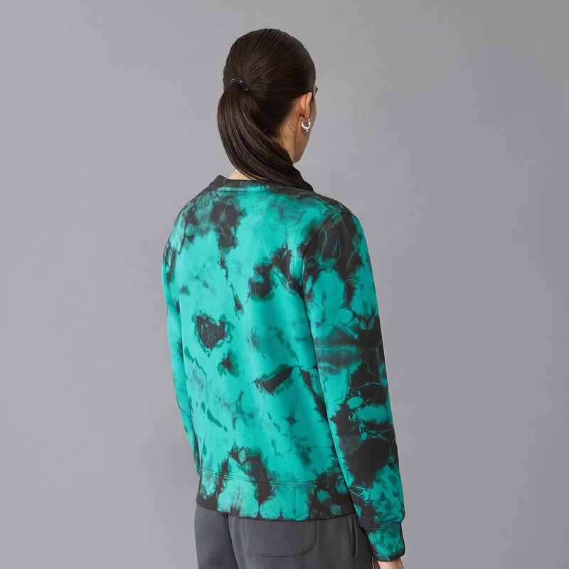 MAPF1 FW WOMENS TIE DYE CREW NECK SWEAT - multicolor