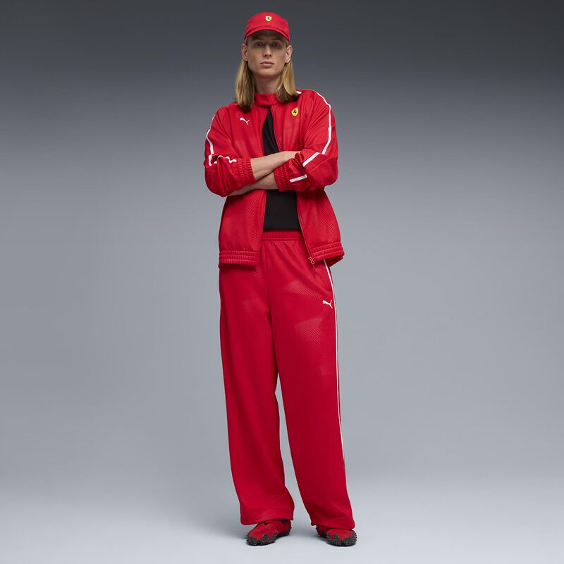 SF LS T7 OS Track Jkt - rosso corsa red