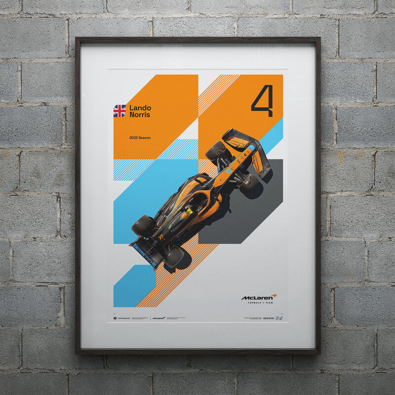 MCLAREN SL LN 2022 POSTER - Multicolor