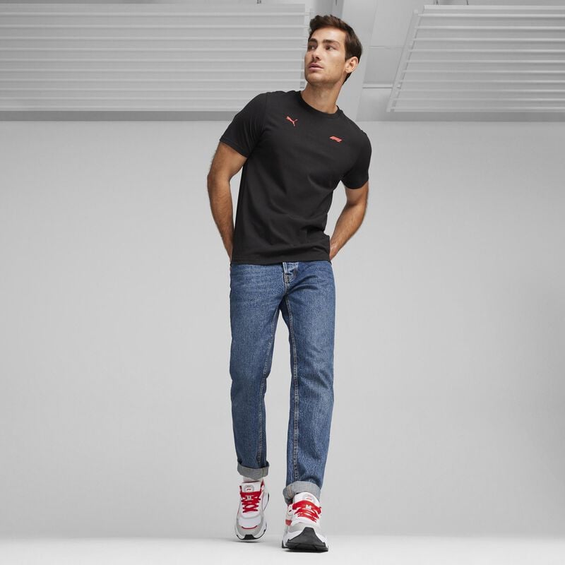 F1 FW MENS SMALL LOGO TEE - black