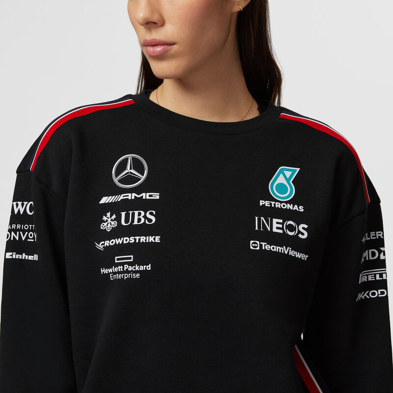 MAPF1 RP WOMENS CREW SWEAT - black