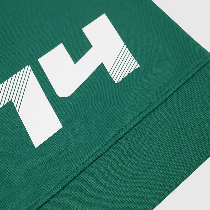 AMF1 FW KIMOA CHEST EMB SWEATSHIRT - green