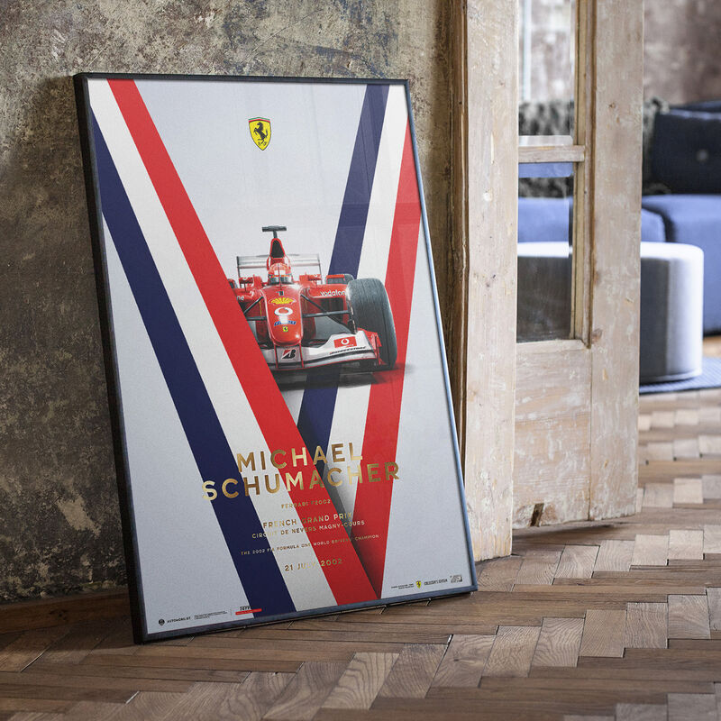 SF SL SCHUMACHER FRENCH GP COLLECTORS EDITION - Multicolor