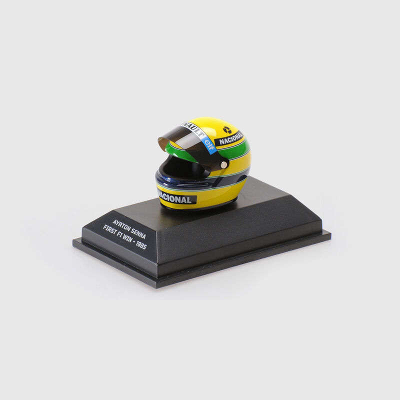 SENNA 85 FIRST WIN HELMET 1:8 - yellow