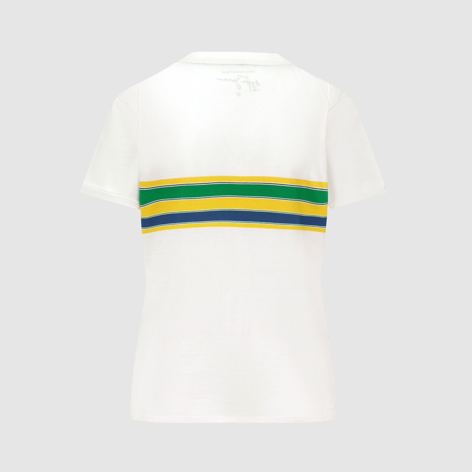 T-shirt aux rayures du casque pour femme - Ayrton Senna | Fuel For Fans