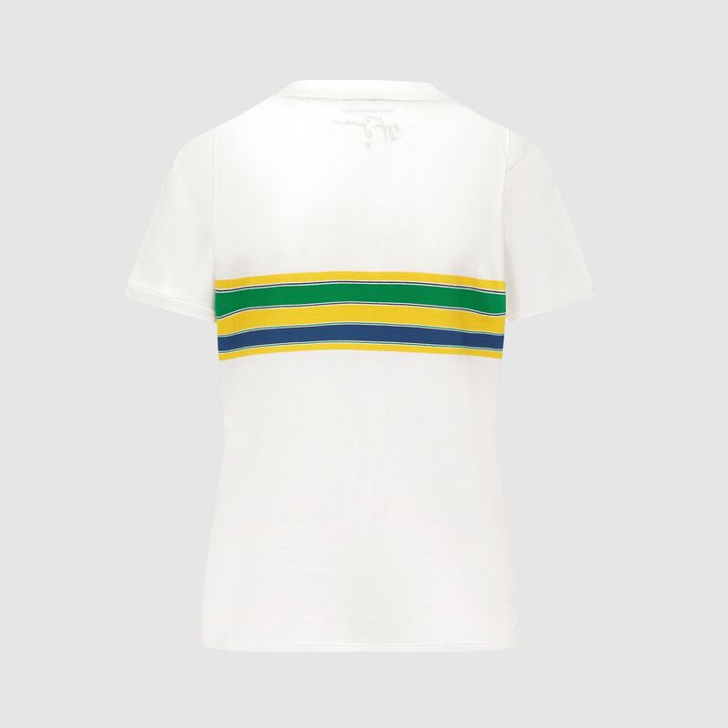 AS FW WOMENS STRIPE TEE - white