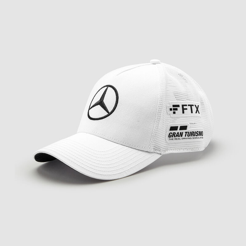 MAPF1 RP LEWIS DRIVER TRUCKER CAP - white