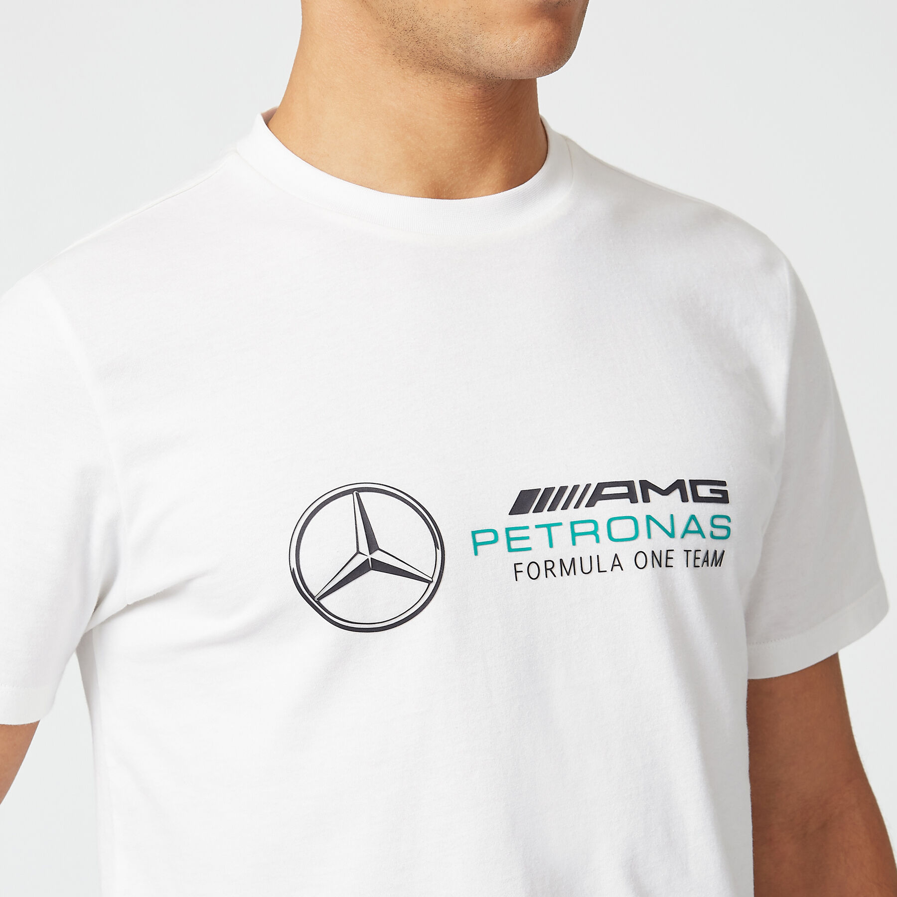 Large Logo T Shirt Mercedes AMG Petronas Fuel For Fans